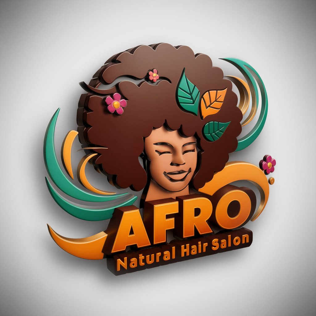 Unique Afronatural Hair Salon Logo